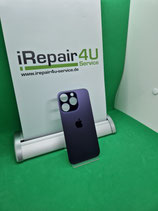 Backcover Akkudeckel Glas Apple iPhone 14 Pro Max Lila Big Hole