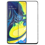 Samsung Galaxy A80 A90 Display Glas Scheibe Abdeckung Schwarz