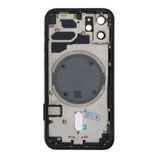 Backcover Rahmen für Apple iPhone 13 Schwarz mit Kleinteile + Linse CE