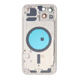 Backcover Rahmen für Apple iPhone 13 Weiß mit Kleinteile + Linse CE