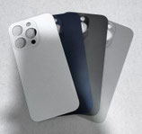 Backcover Akkudeckel Glas für Apple iPhone 15 Pro Max Natur Big Hole