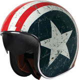 Classic Jethelm Chopper Roller Custombike US-Flag stars & stripes USA Rebel-star