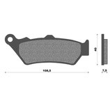 BMW One Bremsbeläge vorn HP2 F650 C1 front-brake-pads plaquettes de fein