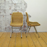 Vintage rotan stoelen gebr. Jonkers