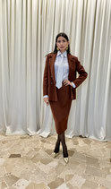 BLAZER STRUTTURATO COLOR CARAMELLO