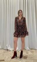 MINI DRESS STAMPA FLOREALE IN GEORGETTE