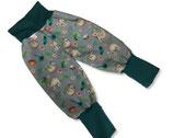 Softshellhose in grau mit Faultieren Nr.01