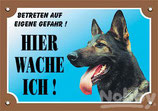 Warntafel Deutscher Schäferhund