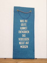 Weintasche mit Spruch