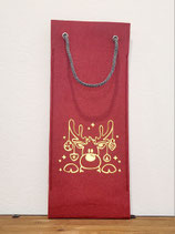 Weintasche mit Weihnachts-Motiv