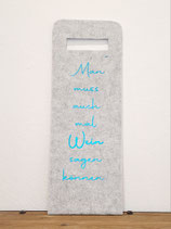 Weintasche mit Spruch