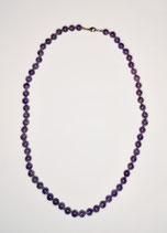 Amethyst Kugelkette 59 cm