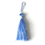 Textilquasten (2) - ~6.5cm blau (77607)