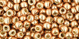 Toho 8/0 - PermaFinish Galvanized - Rose Gold (PF551)