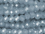 Glas·Rondellen (1S) - Silver Blue - AB ~2.6x3.2mm (312034)