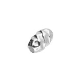 925 Perle oval () - 3x4.6mm - strukturiert (2889) -