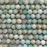 Mineralien·Perlen (½S) - Amazonit facettiert - 6mm (891843)