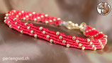 Makramée Armband (1) - Coral (30153)