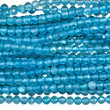 Mineralien·Perlen (1S) - Himmelblau Topas - facettiert ~3.2mm (891833)