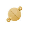 Magnetverschluss (1) - 8mm Edelstahl - golden glänzend (97320)