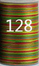 Polyester gewachst (1) - multicolor - 0.45mm (128)