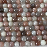 Mineralien·Perlen (1S) - Sonnenstein/Mondstein - glatt ~6.2mm (890628)