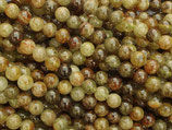 Mineralien·Perlen (1S) - Grüner Granat - glatt ~6mm (871414)