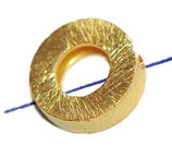 925 Design Perlen (1) - 8mm - vergoldet (4808)