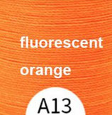 Polyester gewachst (1) - fluorescent orange - 0.35mm (A13)