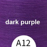 Polyester gewachst (1) - dark purple - 0.45mm (A12)