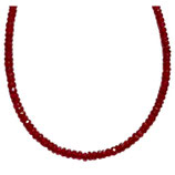 Mineralien·Rondellen (1S) - Rubin facettiert - ~2.7/3.2mm (891916)