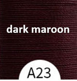 Polyester gewachst (1) - dark maroon - 0.45mm (A23)