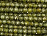 Zirkonia·Perlen (1S) - Olivegrün facettiert - ~1.9mm (311793)