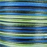 Polyester gewachst (1) - Multicolor 0.5mm - FLACH (12)