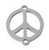 Link Frieden (1) - ~10x12mm Edelstahl (97651)