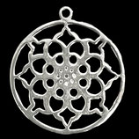 925 Anhänger (1) - Mandala ~30mm (2849)