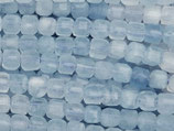 Mineralien·Perlen (1S) - Aquamarin Würfel - ~3mm (871571)