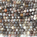 Mineralien·Perlen (1S) - Botswana Achat - matt ~6.5mm (890326)