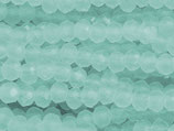 Glas·Rondellen (1S) - Water Leaf facettiert - ~2x3mm (311945)