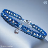 Makramée Armband (1) - Dunkelblau (30036)