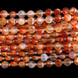 Mineralien·Münzel (1S) - Karneol facettiert - ~10mm (891751)