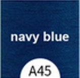 Polyester gewachst (1) - navy blue - 0.45mm (A45)