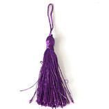 Textilquasten (2) - ~6.5cm violett (77603)