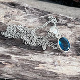 London Blau Topas Kette (8360)