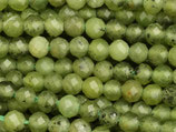 Mineralien·Perlen (1S) - Kanadische Jade facettiert - ~3.2mm (871689)