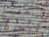 Mineralien·Rondellen (1S) - Fluorit facettiert - ~3x2mm (871621)