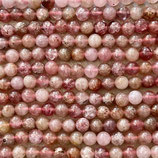 Mineralien·Perlen (1S) - Strawberry - glatt ~6.4mm (891523)