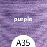 Polyester gewachst (1) - purple - 0.35mm (A35)