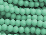 Glas·Rondellen (1S) - Seafoam facettiert - ~2x3mm (311925)