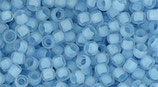 Toho 8/0 -  InsideColor Crystal/Neon - Ice BlueLined (976)